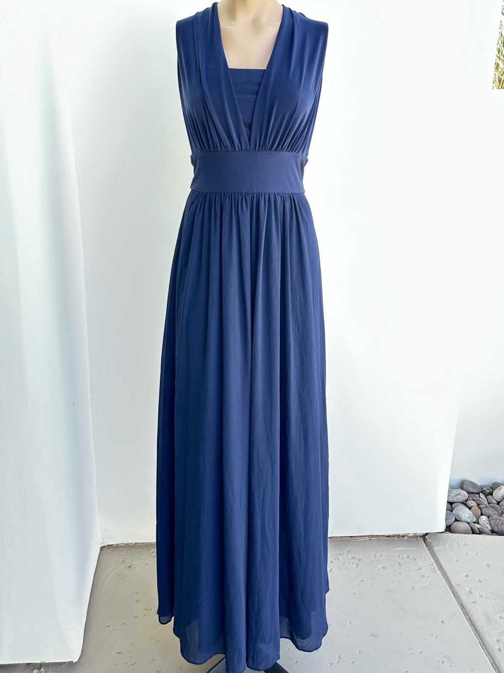 WHBM The Convertible Maxi Chiffon Gown